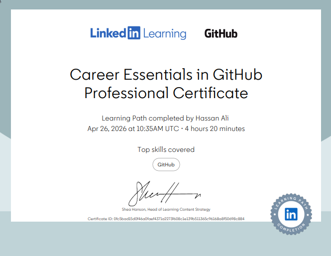Career Essentials in Github